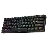 Redragon K530 Pro Draconic 60% BT/kabelgebundene / 2,4 GHz kabellose mechanische, 61 Tasten,...