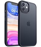 CANSHN Hülle Kompatibel mit iPhone 11 [Quadratischen Kanten] Minimalistische Transluzente Matte...