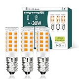 AmmToo E14 LED Warmweiss Birne, 2700K LED Lampe, Glühbirne E14 ersetzt Halogenlampen, Kein Flackern...