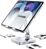 USB C Hub Docking Station BYEASY Faltbar 7in1 USB C Dock mit 4K-HDMI, PD-Aufladung, SD/TF...