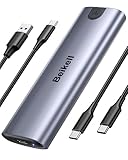 Beikell M.2 NVME Gehäuse, Werkzeuglos 10Gbps M.2 SSD Gehäuse USB 3.2 Gen 2 NVMe zu USB Adapter...