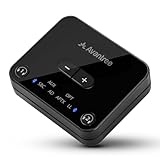 Avantree Audikast 2- Bluetooth 5.3 Audio Transmitter für TV mit verstärkter optischer Lautstärke,...