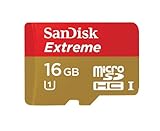 SanDisk Mobile Extreme microSDHC 16GB UHS-I Class 10 Speicherkarte + SD-Adapter + Rescue Pro Deluxe...