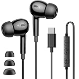 USB C Kopfhörer mit Kabel, In-Ear Samsung Kopfhörer USB C Anschluss Kabelgebundene Ohrhörer mit...