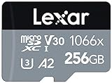 Lexar Professional 1066x Micro SD Karte 256GB, Speicherkarte microSDXC UHS-I SILVER Serie, Enthält...