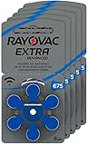 RAYOVAC 6 x Hörgerätebatterie 675 Extra Advanced 1,45V 640mAh