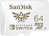 SanDisk microSDXC UHS-I Speicherkarte für Nintendo Switch 64 GB (U3, Class 10, 100 MB/s...