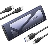 UGREEN NVMe M.2 USB 3.2 SSD Gehäuse-Adapter mit Kühlkissen 10 Gbps für NVMe PCIe M-Key/M+B Key in...