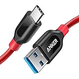 Anker PowerLine+ 90cm USB C Kabel auf USB 3.0 A, sehr Beständig für USB Typ-C Geräte Inklusive...