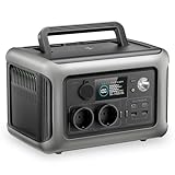 ALLPOWERS R600 Tragbare Powerstation, 299Wh LiFePO4 Batterie mit 2x 600W (1200W Spitze) AC Ausgang...