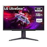 LG Electronics 27GR75Q-B UltraGear Gaming Monitor 27' (68,5 cm), 2.560 x 1.440, 16:9, QHD 1440p, 99%...