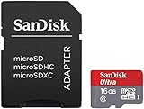 microSDHC mit 16GB Kapazität