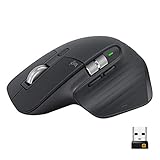 Logitech MX Master 3 Kabellose Maus, Bluetooth und 2.4 GHz Verbindung via USB-Empfänger, 4000 DPI...