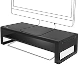 Vaydeer 2 Tier Monitorständer mit Schnellladung und 3 USB 3.0 Hub Aluminium Monitor Stand...