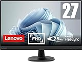 Lenovo D27-45 | 27' Full HD Monitor | 1920x1080 | 75Hz | 250 nits | 4ms Reaktionszeit | HDMI | VGA |...