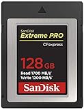 SanDisk Extreme Pro CFexpress-Speicherkarte Typ B 128 GB (1.700 MB/s Lesen, 1.200 MB/s Schreiben,...