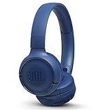 JBL Tune500BT On-Ear Bluetooth-Kopfhörer in Blau – Faltbarer, kabelloser Ohrhörer mit...