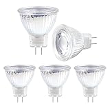 Bonlux 5 x 3W MR11 GU4 LED-Scheinwerferlampe, 3000K warmweiße LED-Lampe, gleichwertiger 25W...