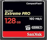SanDisk Extreme Pro CompactFlash Speicherkarte 128GB (UDMA7, 4K- und Full-HD-Videos, VPG 65,...