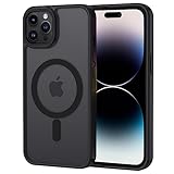 XTCASE für iPhone 11 Pro Max Hülle Magnetisch kompatibel mit Magsafe, Matt Transluzente...