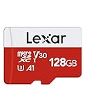 Lexar Micro SD Karte 128GB, Speicherkarte Micro SD mit Adapter, Bis zu 100 MB/s Lesegeschwindigkeit,...