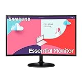 Samsung S36C Essential Monitor S27C364EAU, Curved, 27 Zoll, VA-Panel, Full HD-Auflösung, Eco Saving...