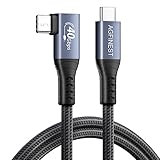 Kabel für Thunderbolt 4, Thunderbolt 4 Kabel 90 Grad ,Übertragungsrate 40Gbps/8K@60Hz Video/100W...