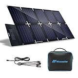 Nicesolar Solarpanel Faltbares 60W Solarmodul für Tragbares Powerstation Solargenerator Kraftwerk...