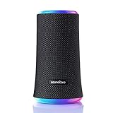 soundcore Anker Flare 2 Bluetooth Lautsprecher, mit IPX7 Wasserschutz, 360° Rundum-Sound, für...