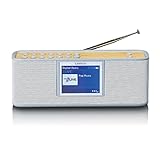 Lenco PDR-046GY tragbares DAB+ Radio - DAB+ Radio mit Bluetooth® - PPL FM - 5 Speichertasten -...
