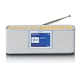 Lenco PDR-046GY tragbares DAB+ Radio - DAB+ Radio mit Bluetooth® - PPL FM - 5 Speichertasten -...