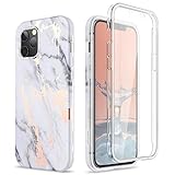 SURITCH für iPhone 12 Pro Max Hülle, 360 Grad Stoßfest Handyhülle Silikon TPU Bumper...