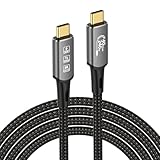 USB4 Kabel, mit Thunderbolt 4 Kabel,240W Ladekabel 40Gbps Datenkabel,8K@60Hz 4K120Hz HDR,PD3.1,USB C...