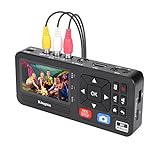 King Ma 3inch Video Grabber, 1080P 60FPS VHS Videorecorder Digitalisieren Capture von RCA, VCR, DVD,...