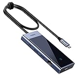 Inateck USB C Hub mit 10 Anschlüssen, USB 3.2 Gen 2 Geschwindigkeit, 50 cm Kabel, HB2026