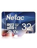 Netac Micro SD Karte 32gb Fat32, Speicherkarte Handy für Smartphone, Switch, Tablet, Camera, Drone,...