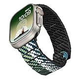 pitaka Carbon Armband für Apple Watch 9/Ultra 2/Ultra/8/7/6/SE/5/4/3/2/1 aus Kohlefaser und...