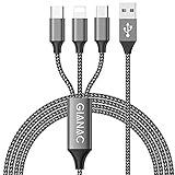 GIANAC Multi USB Kabel, Universal Ladekabel [1.2M] Schnell 3 in 1 Mehrfach iP Micro USB Typ C...