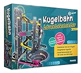 FRANZIS 67300 - Kugelbahn Adventskalender, in 24 Tagen zur eigenen Kugelbahn, Bastelset aus...