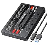 ORICO [Retro-Band] 2,5' Externes Festplattengehäuse USB C auf SATA 3.0 Festplatte Gehäuse für 2,5...