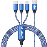 GIANAC Multi USB Kabel, Universal Ladekabel [1.5M] Schnell Ladekabel 3 in 1 Mehrfach Ladekabel iP...