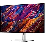 Dell UltraSharp U3223QE 4K UHD WLED LCD Monitor, 16:9, 31,5 Zoll (80 cm), Schwarz/Silber