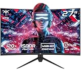 KTC Gaming Monitor Curved 27 Zoll, 170Hz, QHD 2K 1440p 2560x1440, 1ms, HDR10, Freesync & G-sync, VA...