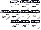 Varta Knopfzellen 377 SR626SW (10 Stück, V377)