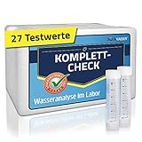 Aquakaiser Wassertest – Komplett-Test auf die gängigsten Schwermetalle, Bakterien, Mineralstoffe,...