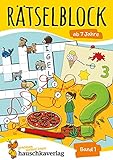 Rätselblock ab 7 Jahre - Band 1: Bunter Rätselspaß für Kinder - Kreuzworträtsel, Labyrinth,...
