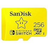 SanDisk microSDXC UHS-I Speicherkarte für Nintendo Switch 256 GB (U3, Class 10, 100 MB/s...