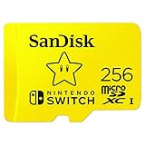 SanDisk microSDXC UHS-I Speicherkarte für Nintendo Switch 256 GB (U3, Class 10, 100 MB/s...