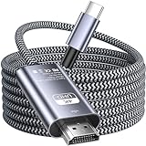 Siwket USB C auf HDMI Kabel 2M, Nylon USB Typ C zu HDMI 4K UHD Kabel(Thunderbolt 3 kompatibel) für...