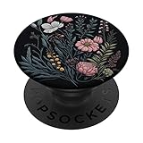 PopSockets Pop Grip:Niedliches Wildblumen-Blumen-Design, Liebesmuster, ästhetische Blume PopSockets...